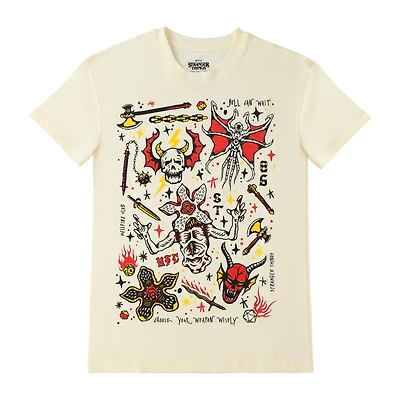 Netflix Stranger Things Collage Graphic Tee