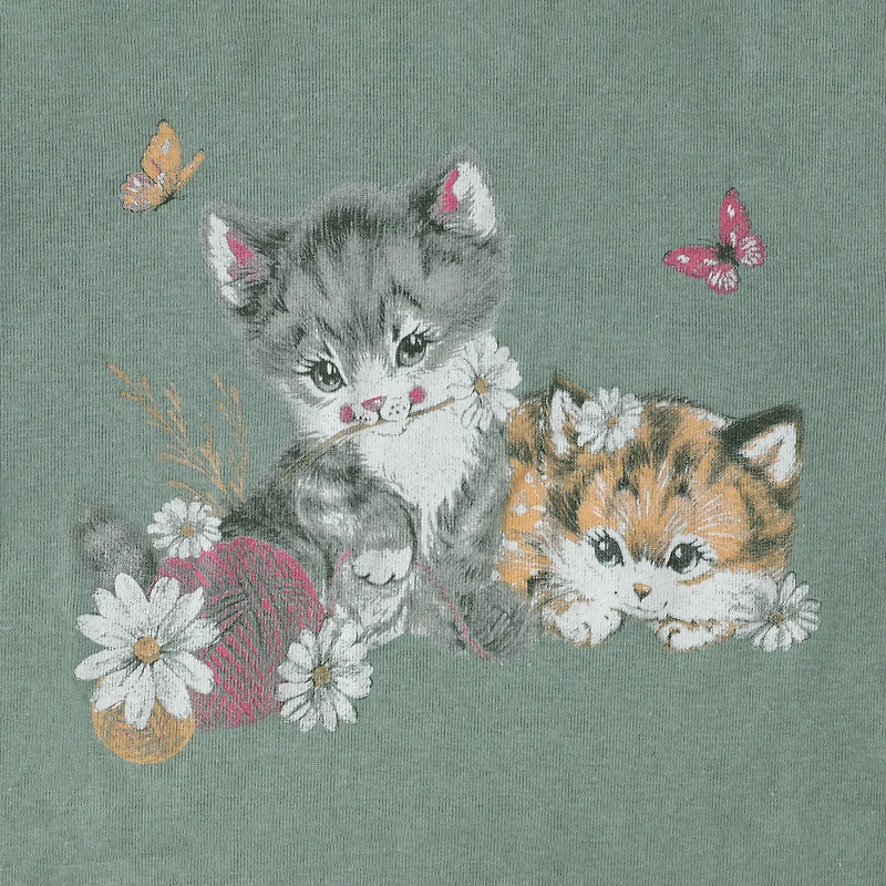 Juniors Kittens Graphic Tee
