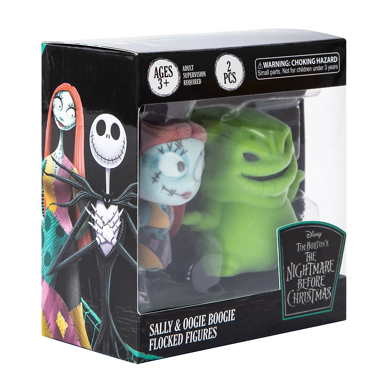 Disney Tim Burton's The Nightmare Before Christmas Flocked Figures