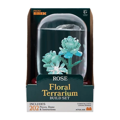 Micro Brix Floral Terrarium Building Blocks Set