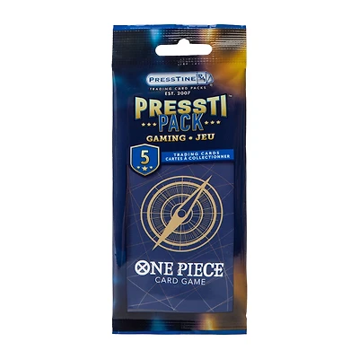 PressTine® Pressti™ Pack One Piece Trading  Cards 5-Pack (Styles May Vary)