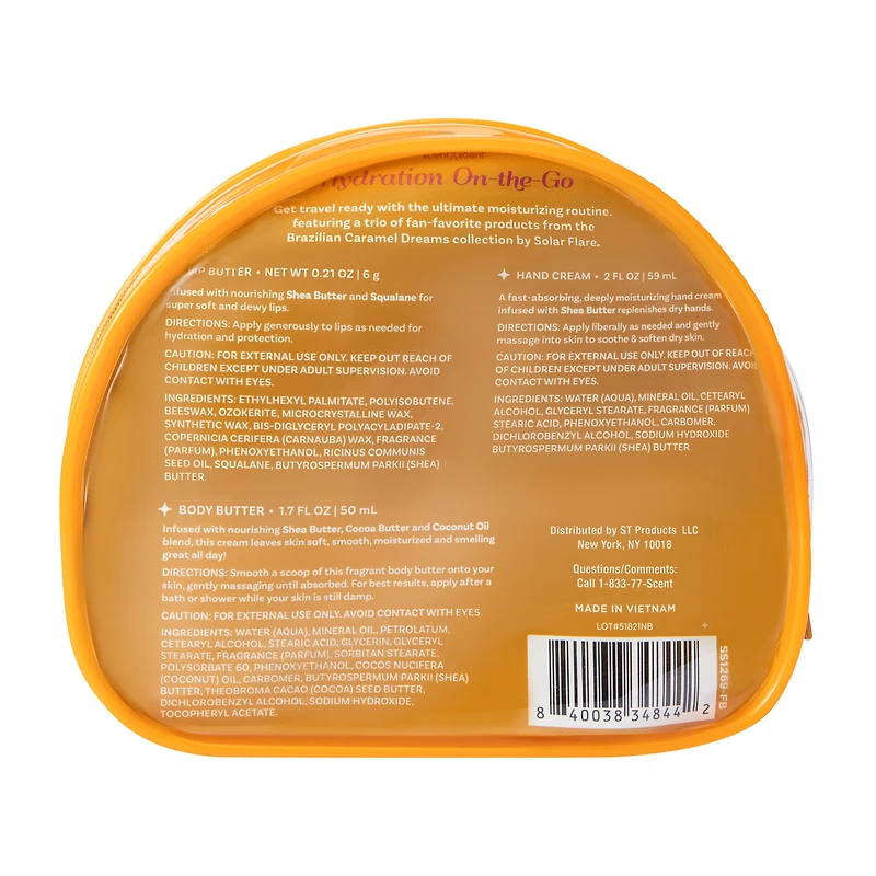 Solar Flare Brazilian Caramel Dreams Gift Set