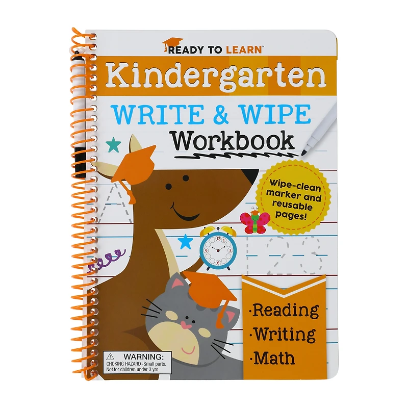 Ready To Learn™ Kindergarten Write & Wipe Workbook