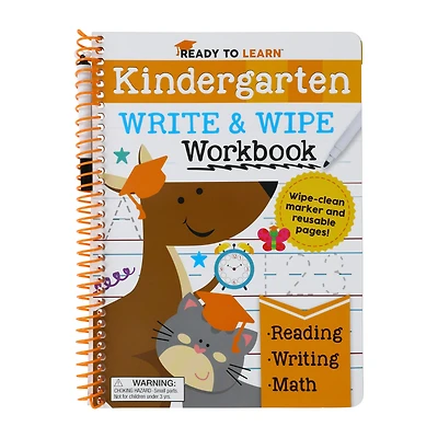 Ready To Learn™ Kindergarten Write & Wipe Workbook
