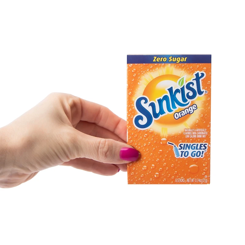 Sunkist® Orange Zero Sugar Drink Mix 0.74oz