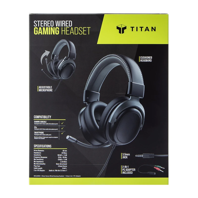 Titan Stereo Wired Gaming Headset