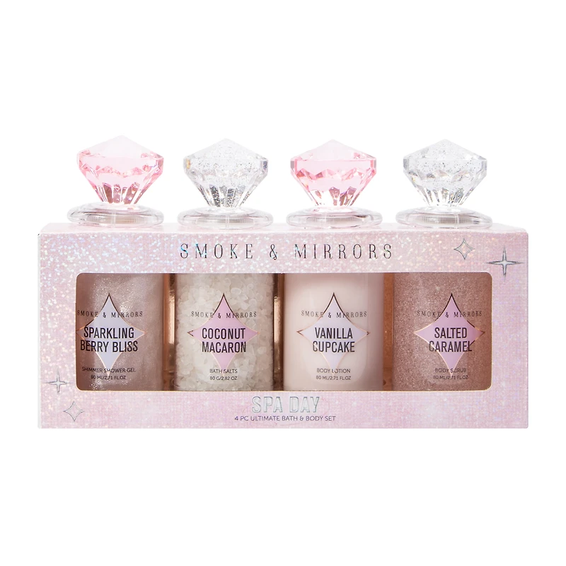 Smoke & Mirrors Spa Day Ultimate Bath & Body Set 4-Count