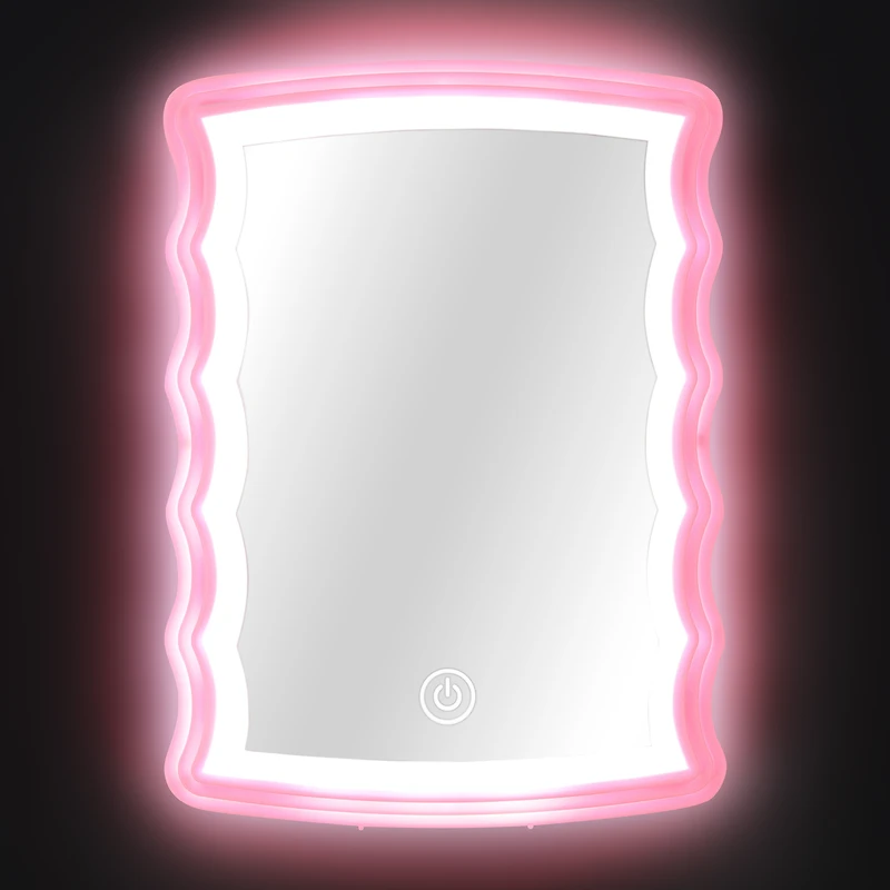Wavy LED Vanity Mirror (Styles May Vary)