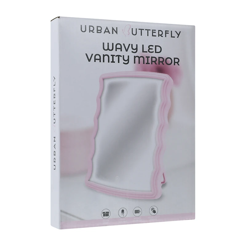 Wavy LED Vanity Mirror (Styles May Vary)