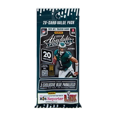 2024 NFL Absolute Football Trading Cards Value Pack
