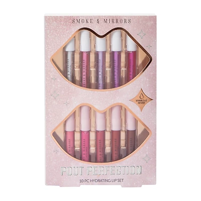 Smoke & Mirrors Pout Perfection Hydrating Lip Set 10-Count