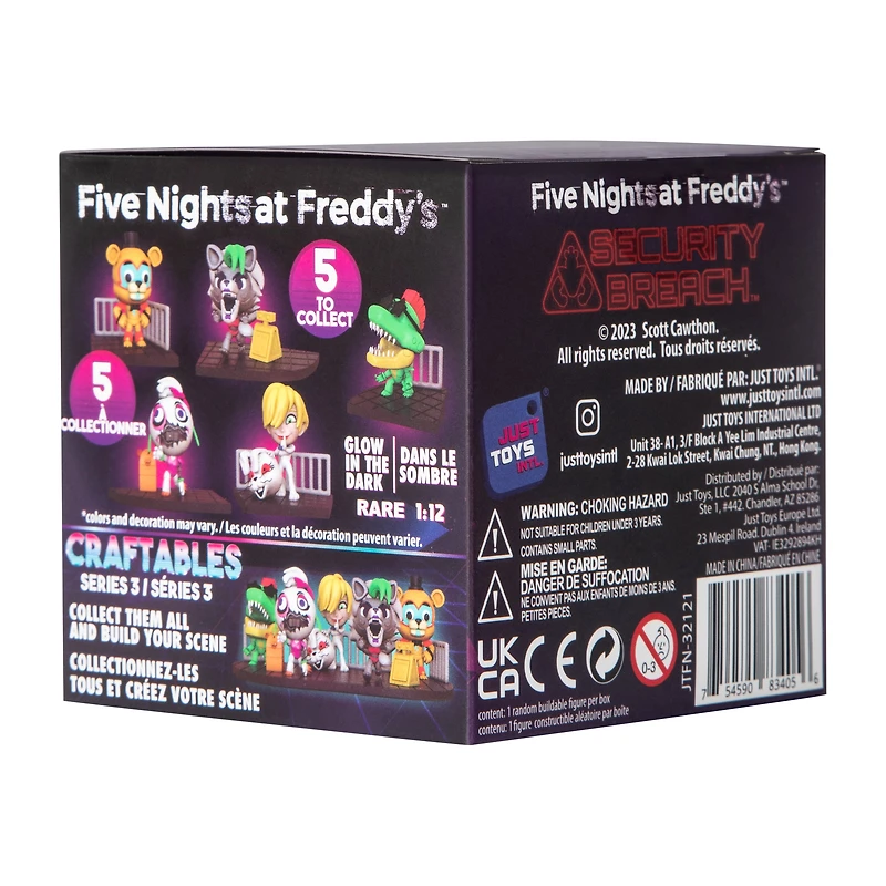 Five Nights at Freddy's™ Craftables Series 3 (Styles May Vary)