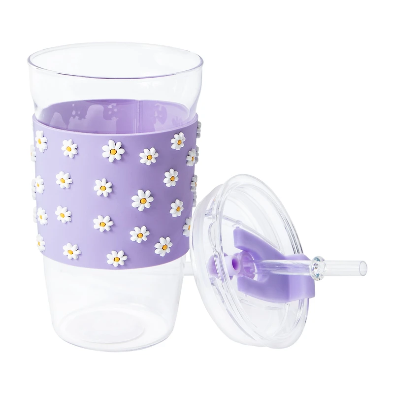 Ciao Glass Tumbler With Straw