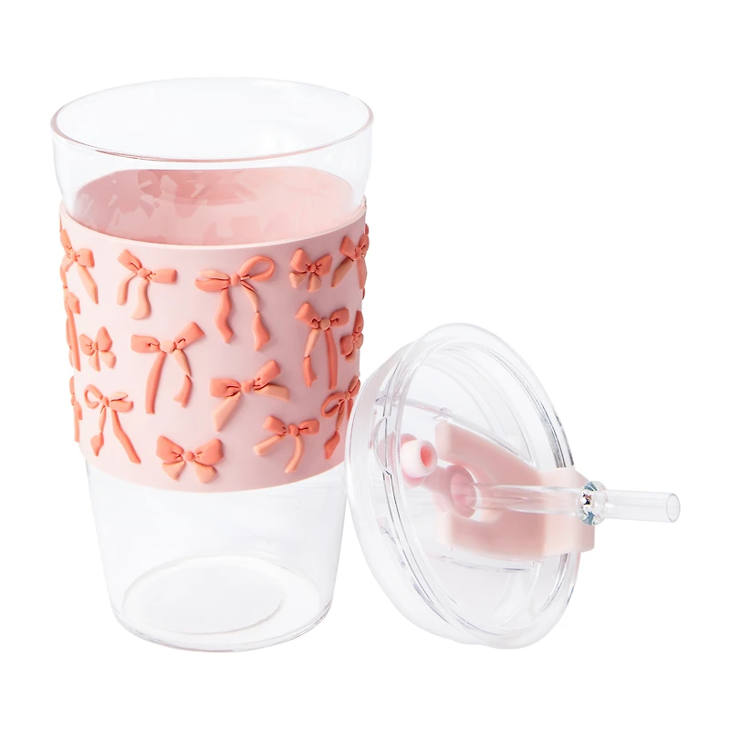 Ciao Glass Tumbler With Straw