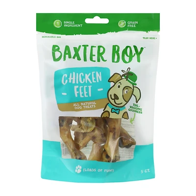 Baxter Boy™ Chicken Feet Dog Treats 5-Pack