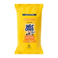 Wet Ones For Pets!™ Tropical Splash Antibacterial Heavy Duty Paw 50-Wipes