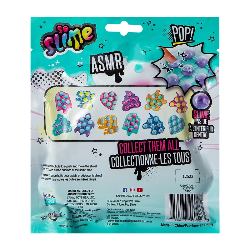 So Slime™ Pop! Fidget Pop Slime Toy