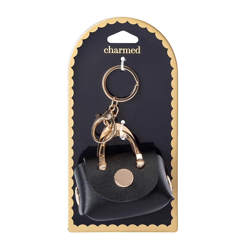 Mini Button Bag Charm