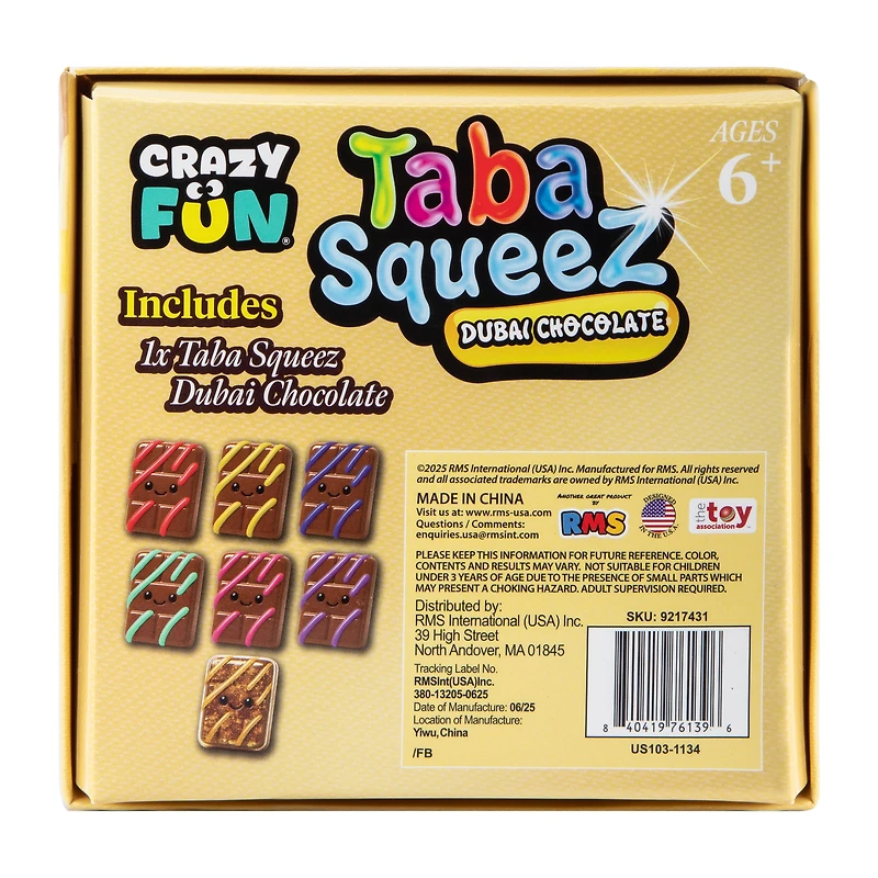 Taba Squeez Dubai Chocolate Set