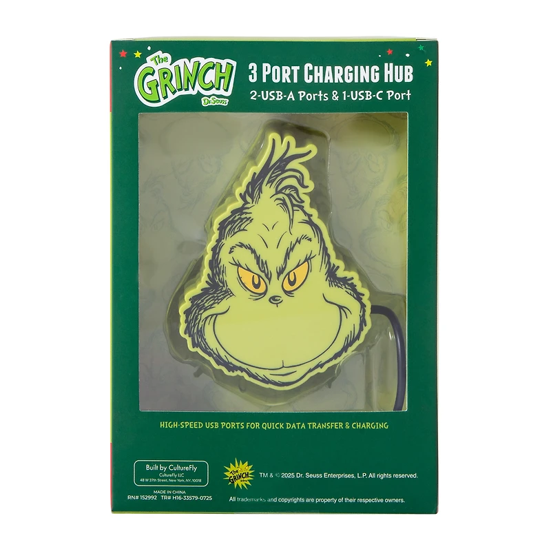 The Grinch™ Dr. Seuss™ 3-Port Charging Cable
