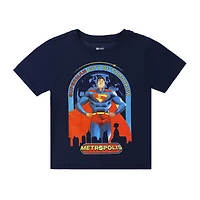 Kids Superman City Of Tomorrow Metropolis Graphic Tee
