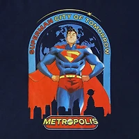 Kids Superman City Of Tomorrow Metropolis Graphic Tee