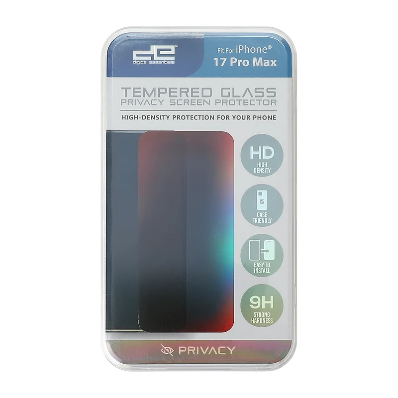 iPhone 17 Pro Max® Tempered Glass Privacy Screen Protector