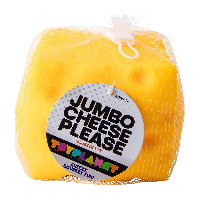 Toyplanet™ Jumbo Cheese Please Squeeze Toy