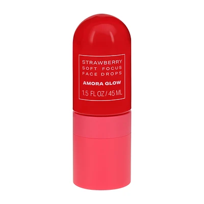Amora Glow Strawberry Soft Focus Face Drops 1.5oz