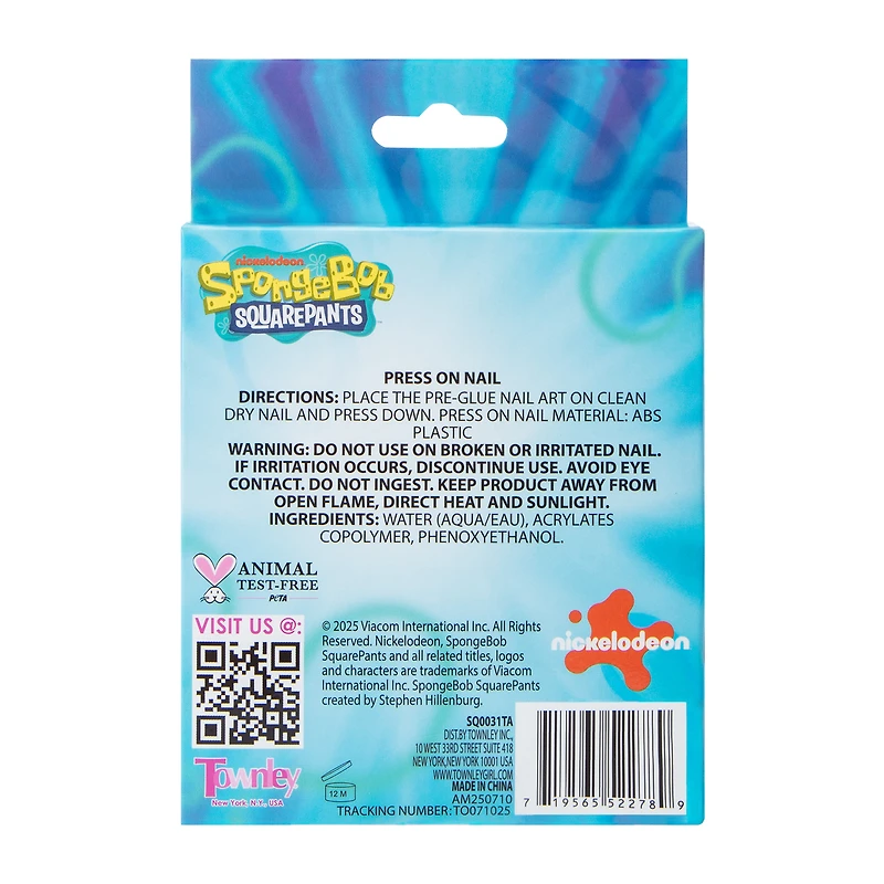 SpongeBob SquarePants™ Press On Nails 24-Pack