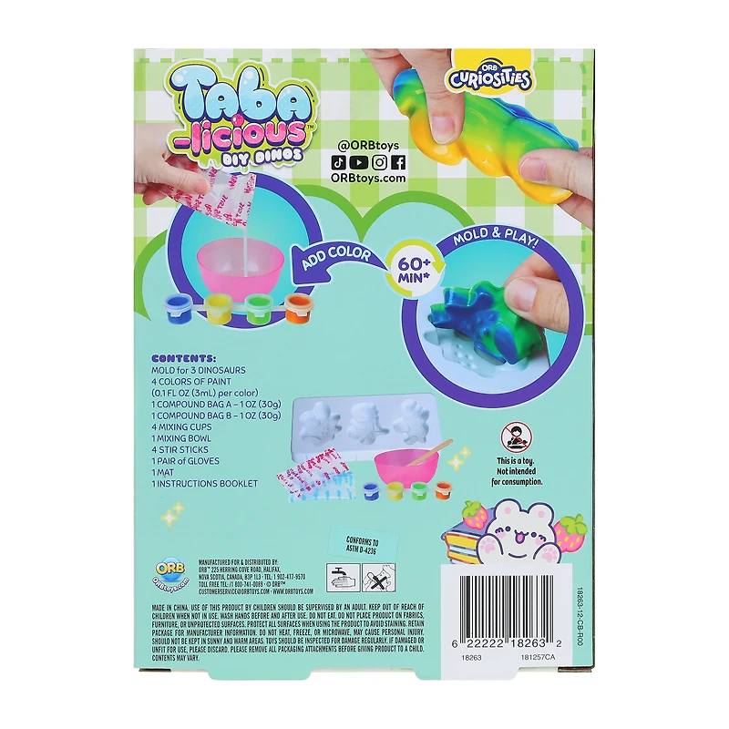 ORB Curiosities™ Taba-Licious DIY Dinos Set
