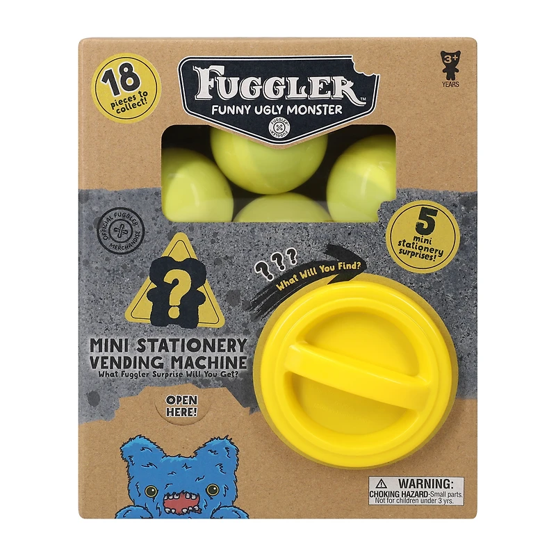 Fuggler™ Mini Stationery Vending Machine Set (Styles May Vary)