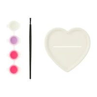 Valentine's Paint Your Own Photo Stand Set