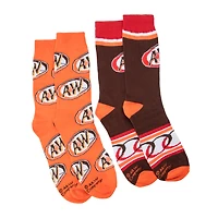 Young Mens Soda Branded Crew Socks 2-Pairs