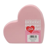 Valentine's Ceramic Heart Vase