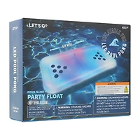 LED Pong Game + Party Float