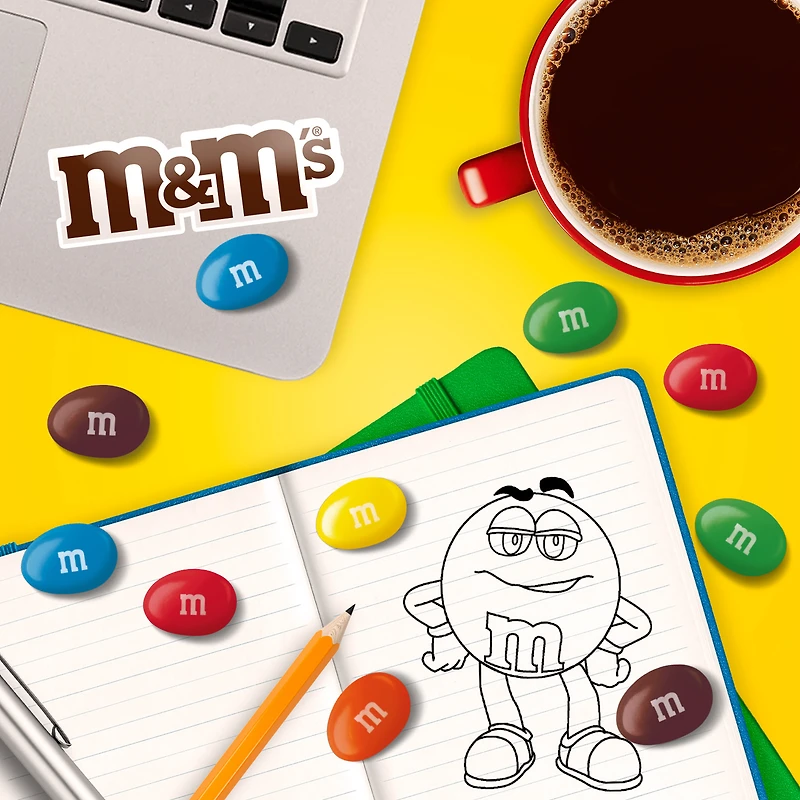 M&M'S Peanut Milk Chocolate Candy, 2.55 oz Bag