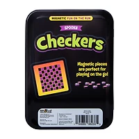 WeVeel Spooky Tin Checkers Game