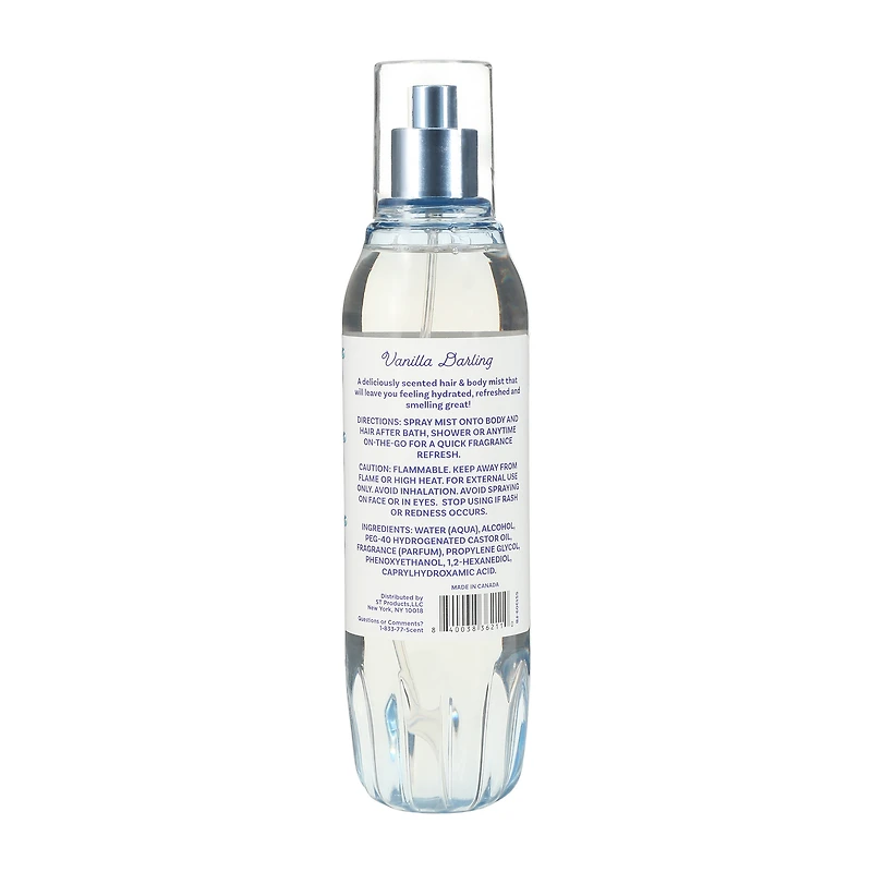 Bloom & Bows Vanilla Darling Hair & Body Fragrance Mist 7oz