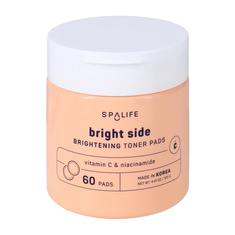 Spalife Bright Side Brightening Toner Pads 60-Pack 4.4oz