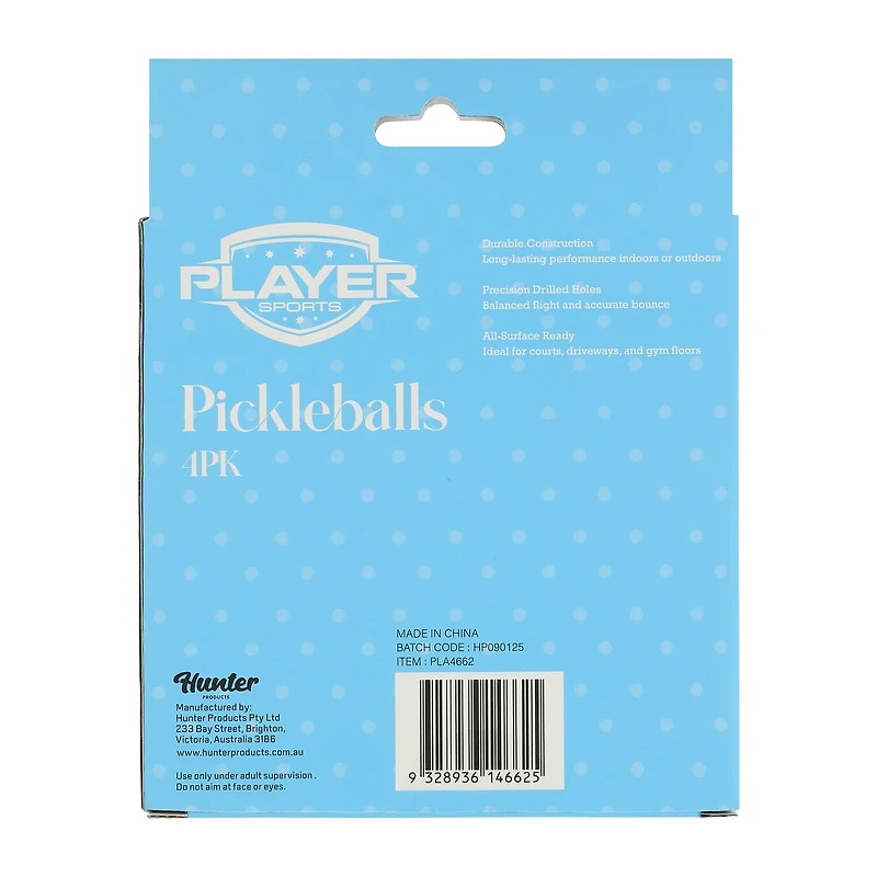 Pickleballs 4-Pack