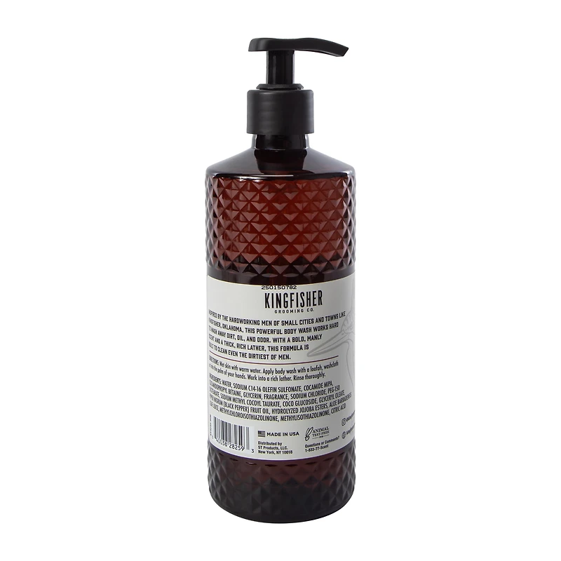 Kingfisher Grooming Co. Smoky Mountain & Vanilla Body Wash 18oz