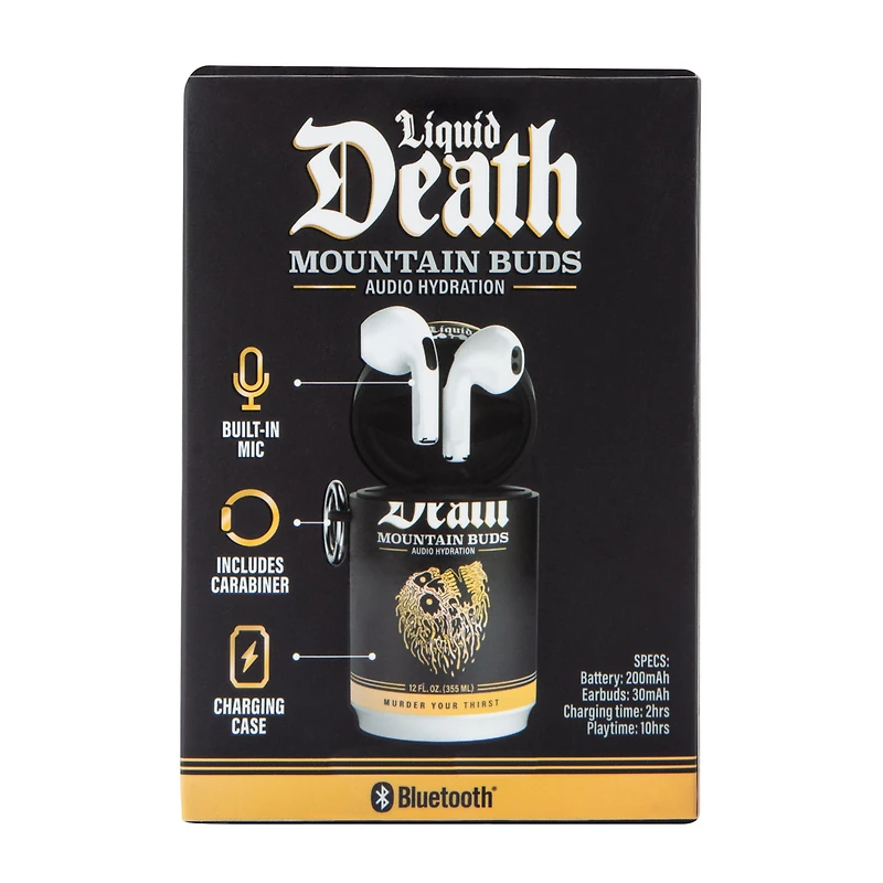 Liquid Death Audio Hydration Mountain Buds