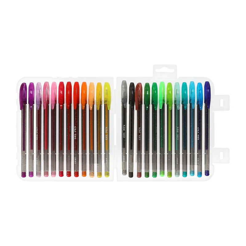 Glitter Gel Pen Set 24-Pack