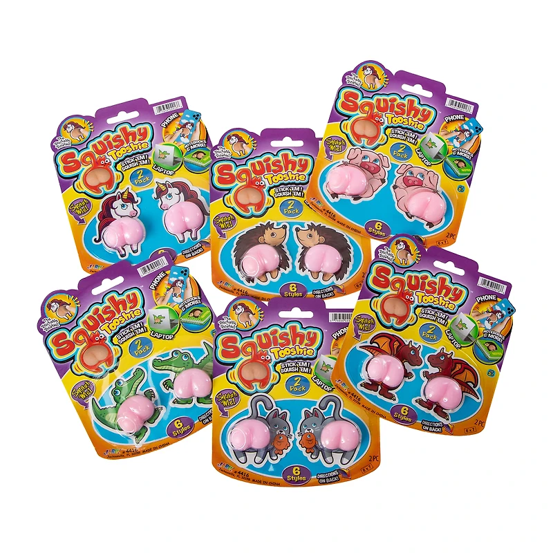 Squishy Tooshie™ 2-Pack (Styles May Vary)