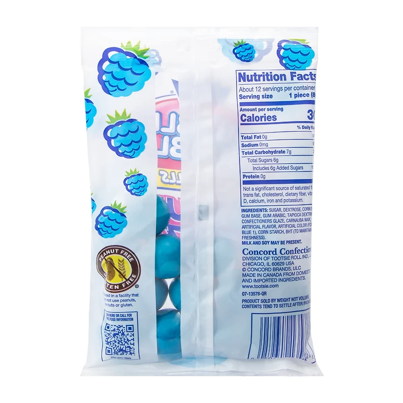 Dubble Bubble® Blue Razzberry Gumballs 3.3oz
