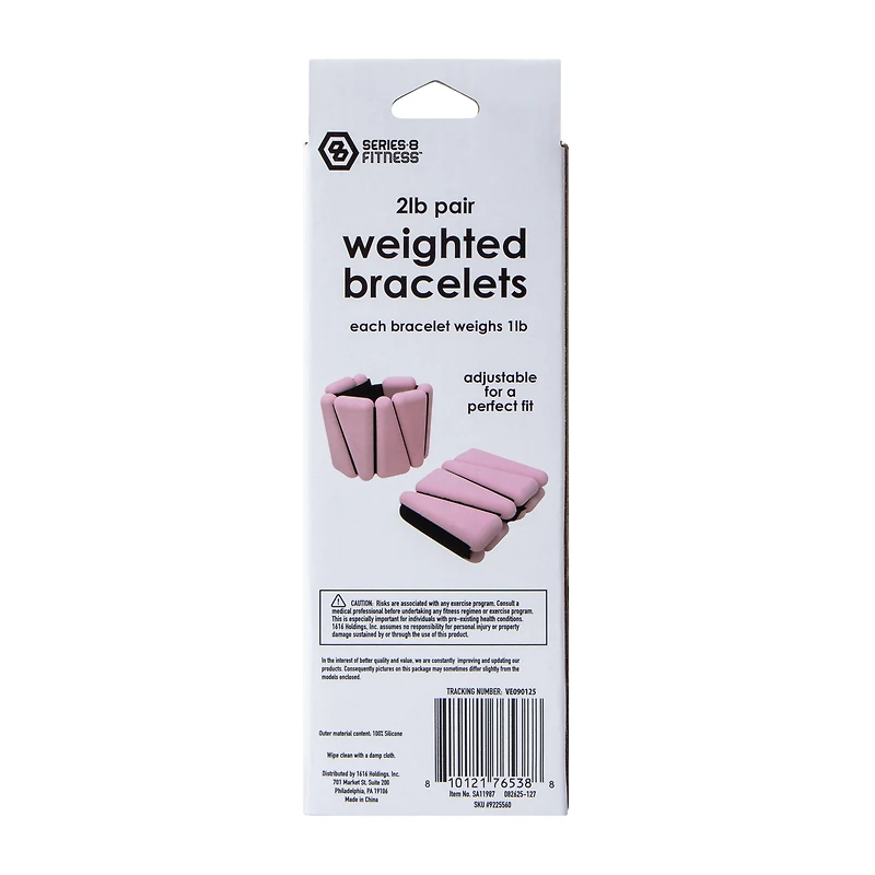 Series-8 Fitness™ Weighted Bracelets Pair 2lbs.