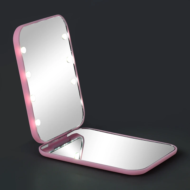 Urban Butterfly LED Mini Travel Mirror