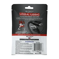 Bytech® USB-A To USB-C Phone & Tablet Charger + Cable