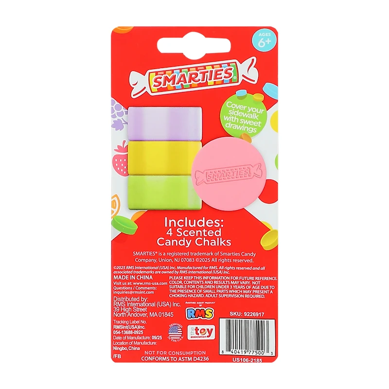 Smarties® Candy Scented Chalks Set